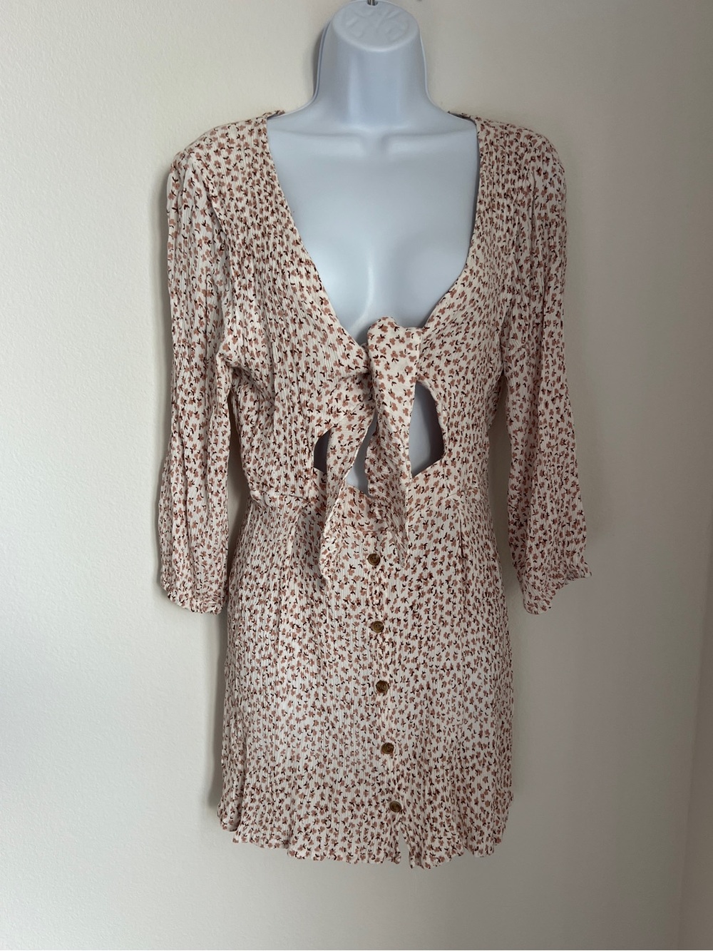 Faithfull the Brand Trinidad Dress in Pink Rae Floral – US Size 4